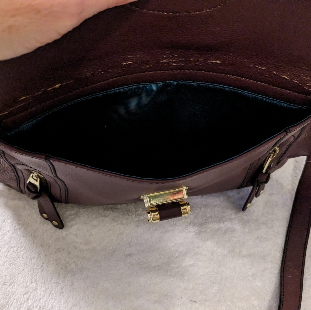 Vintage Etienne Aigner Leather Purse Satchel - Picture 9 of 15